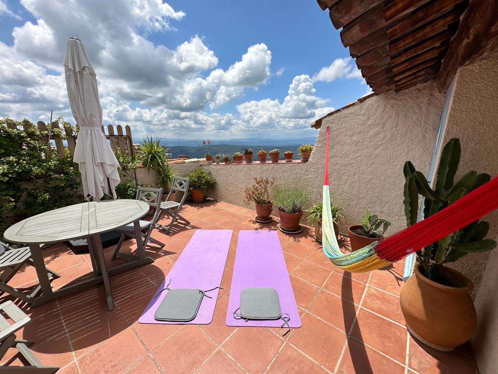 Penthouse Studio Privee Couple Ou Famille- La Maison Searle A Tourtour Exteriör bild